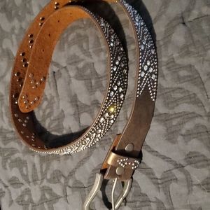 Shayanne women's brown belt